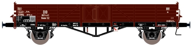 Exact-Train EX20170 - H0 - Offene Güterwagen Linz, DB, Ep. III